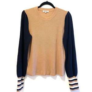 Madewell colorblock sweater medium
